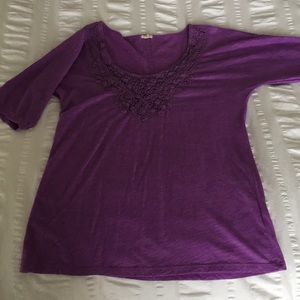 Jcrew purple top